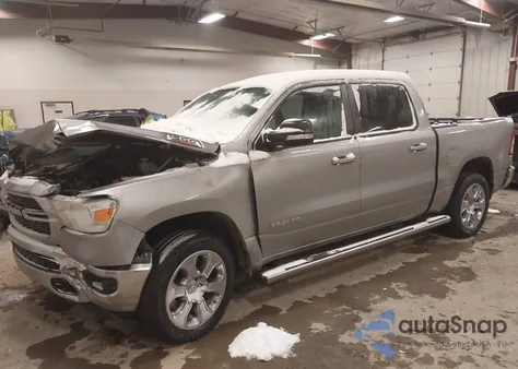 2022 Ram 1500 Big Horn 4X4 5'7 Box from USA, damaged, VIN 1C6SRFFM9NN288498